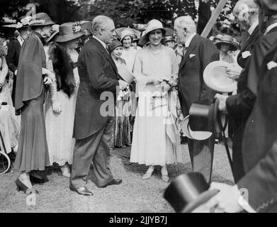 Lord And Lady Lawson In The Garden Of Their Home At Beamish. 27th 