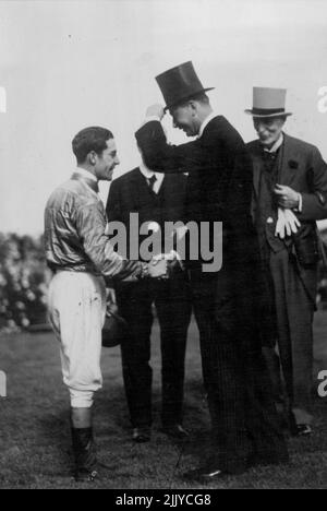 Prince at Races. December 3, 1934. Stock Photo