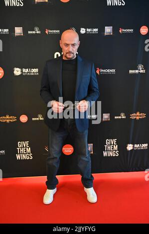 London, UK. 28th July, 2022. Sean Cronin’s 'GIVE THEM WINGS' Film premieres in Leicester Square ahead of its 1st of August UK release, London, UK. - 28 July 2022. Credit: See Li/Picture Capital/Alamy Live News Stock Photo