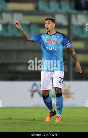 Foto Alessandro Garofalo/LaPresse27 Luglio 2022 Castel di Sangro, Italia - SSC Napoli vs Adana Demirspor - amichevole estive Stadio Teofilo Patini. Nella foto: Giovanni Di Lorenzo (SSC Napoli); July 27, 2022 Castel di Sangro, Italy - SSC Napoli vs Adana Demirspor, sport soccer, summer friendly match Teofilo Patini stadium. In the pic: Giovanni Di Lorenzo (SSC Napoli); Credit: PRESSINPHOTO SPORTS AGENCY/Alamy Live News Stock Photo