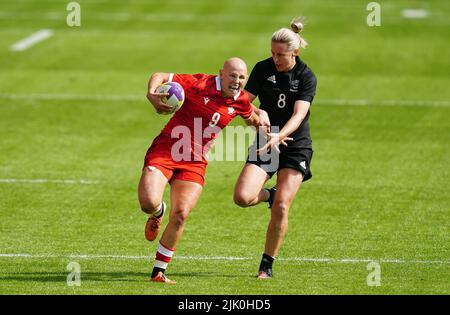 Canada's Olivia Apps during the Women's Rugby World Cup 2025 Pool B ...