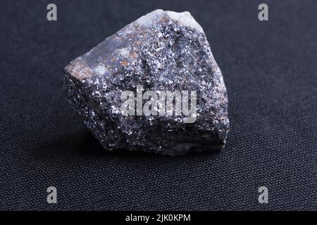 Galena mineral, Rajasthan, India. Lead ore deposits — Galena is one of the most abundant and widely distributed sulfide minerals Stock Photo