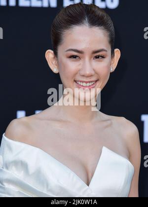 Westwood, United States. 28th July, 2022. WESTWOOD, LOS ANGELES, CALIFORNIA, USA - JULY 28: Pattakorn Tangsupakul (Ploy) arrives at the Premiere Of Amazon Prime Video's 'Thirteen Lives' held at the Regency Village Theatre on July 28, 2022 in Westwood, Los Angeles, California, United States. ( Credit: Image Press Agency/Alamy Live News Stock Photo