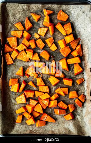 Roasted Pumpkin Stock Photo