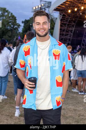 READING, BERKSHIRE, UK. 25 July 2022:  Chris Hughes attends Flackstock Festival in Reading, Berkshire, England. Credit: S.A.M./Alamy Live News Stock Photo