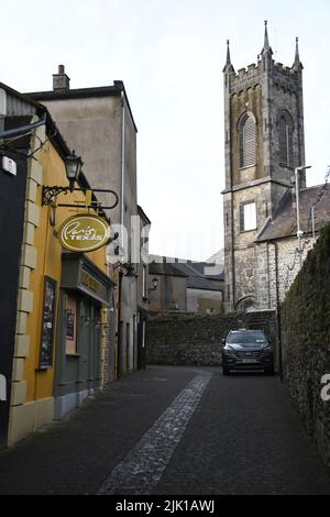 Paris Texas Bar and Restaurant back yard,St. Mary's Lane, Kilkenny, Ireland Stock Photo