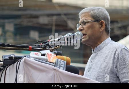 July 26, 2022, Dhaka, Dhaka, Bangladesh: BNP Secretary General Mirza Fakhrul Islam Alamgir speaking at a rally in Dhaka. (Credit Image: © Tahsin Ahmed/Pacific Press via ZUMA Press Wire) Stock Photo