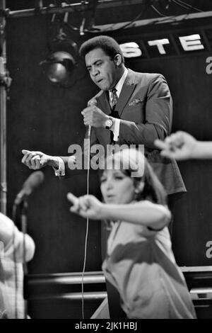 JIMMY RUFFIN (1936-2014) American Soul singer on Ready, Steady, Go ! in December 1966. Photo: Tony Gale Stock Photo