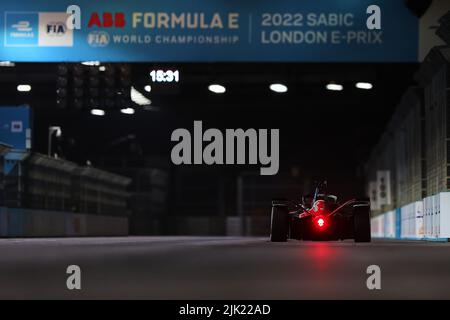 London, UK. 29th July, 2022. during the 2022 London ePrix, 9th meeting of the 2021-22 ABB FIA Formula E World Championship, on the ExCeL London from July 30 to 31, in London, United Kingdom - Photo Eric Alonso / DPPI Credit: DPPI Media/Alamy Live News Stock Photo