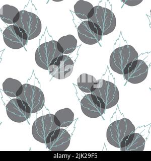 abstract colorful background with lines seamless pattern with leaves pattern Stock Photo