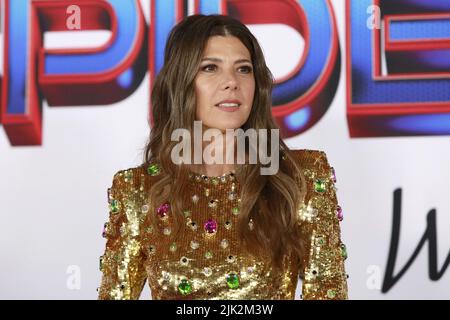 Spider-Man: No Way Home Premiere at the Village Theater on December 13, 2021 in Los Angeles, CA Featuring: Marisa Tomei Where: Los Angeles, California, United States When: 14 Dec 2021 Credit: Nicky Nelson/WENN Stock Photo