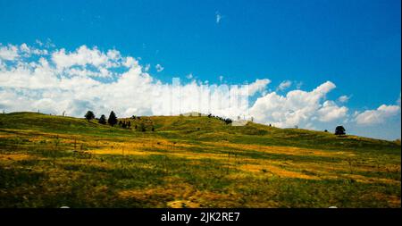 Views of Wind Cave National Park in Summer, South Dakota Stock Photo