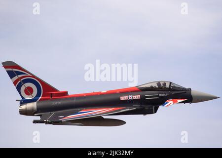RAF Blackjack Typhoon Stock Photo
