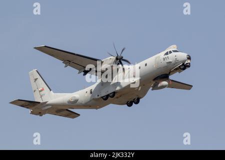 CASA C-295 of the Royal Air Force of Oman. Stock Photo