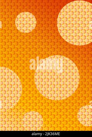 Abstract Geometry pattern orange background for design - stock illustration Stock Photo