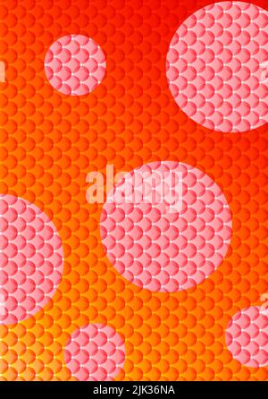 Abstract Geometry pattern red background for design - stock illustration Stock Photo