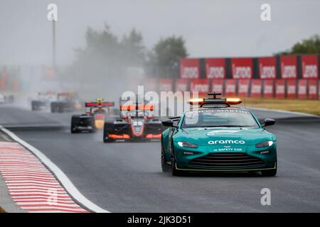 Mogyorod, Hungary. 30th July, 2022. safety car, during the 6th round of the 2022 FIA Formula 3 Championship, from July 28 to 31, 2022 on the Hungaroring, in Mogyorod, Hungary - Photo Antonin Vincent / DPPI Credit: DPPI Media/Alamy Live News Stock Photo