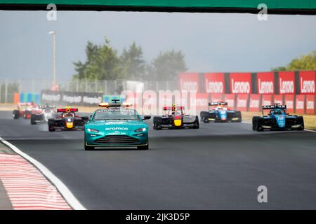 Mogyorod, Hungary. 30th July, 2022. safety car, during the 6th round of the 2022 FIA Formula 3 Championship, from July 28 to 31, 2022 on the Hungaroring, in Mogyorod, Hungary - Photo Antonin Vincent / DPPI Credit: DPPI Media/Alamy Live News Stock Photo