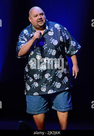 Hollywood FL, USA. 29th July, 2022. Gabriel Iglesias performs during his Beyond The Fluffy World Tour - Go Big Or Go Home at Hard Rock Live at the Seminole Hard Rock Hotel & Casino on July 29, 2022 in Hollywood, Florida. Credit: Mpi04/Media Punch/Alamy Live News Stock Photo