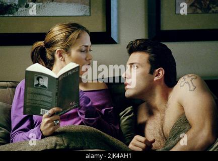 LOPEZ,AFFLECK, GIGLI, 2003 Stock Photo