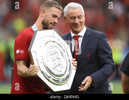 Leicester, England, 30th July 2022.  during the The FA Community Shield match at the King Power Stadium, Leicester. Picture credit should read: Paul Terry / Sportimage Stock Photo