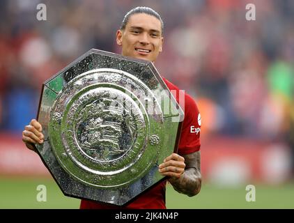 Leicester, England, 30th July 2022.  during the The FA Community Shield match at the King Power Stadium, Leicester. Picture credit should read: Paul Terry / Sportimage Stock Photo