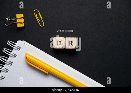 Business Concept Ranking Concept business marketing acronym DR or Direct Response Stock Photo ...