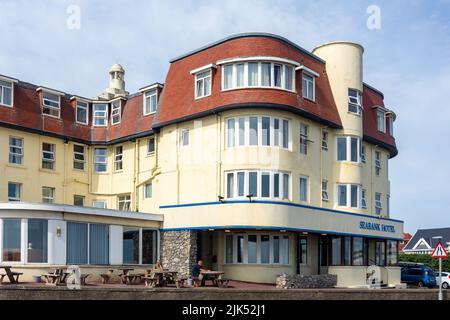 Seabank Hotel, Esplanade, Porthcawl, Bridgend County Borough (Pen-y-bont), Wales (Cymru), United Kingdom Stock Photo