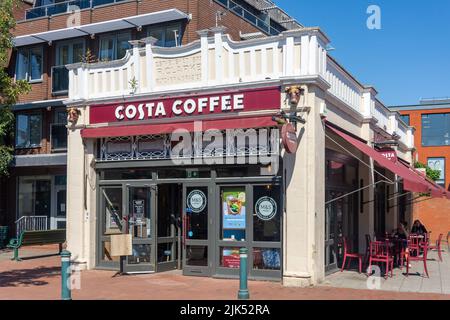 Costa Coffee Shop, High Street, Egham, Surrey, England, United Kingdom Stock Photo