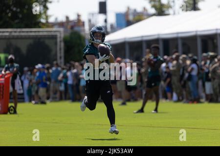 Philadelphia Eagles wide receiver Britain Covey (18) against the  Jacksonville Jaguars during an NFL football game, Sunday, Oct. 2, 2022, in  Philadelphia. The Eagles defeated the Jaguars 29-21. (AP Photo/Rich Schultz  Stock Photo - Alamy