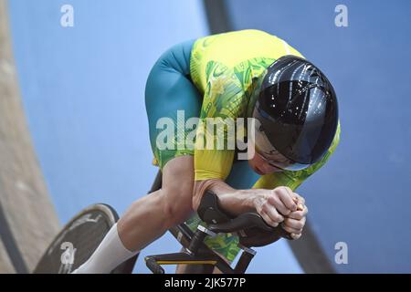 Birmingham, UK. 30th July, 2022. Sarah Roy of Australia in the Women's 3000m Individual Pursuit during the Track Cycling at the Commonwealth Games at Lee Valley Velodrome on Saturday 30th July 2022. (Credit: Pat Scaasi | MI News) Credit: MI News & Sport /Alamy Live News Stock Photo