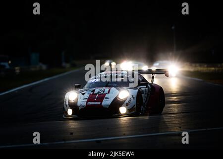 24 Herberth Motorsport, Porsche 911 GT3-R of Niki LEUTWILER, Stefan AUST, Alessio PICARIELLO, Nico MENZEL, in action during the TotalEnergies 24 hours of Spa 2022, 7th round of the 2022 Fanatec GT World Challenge Europe Powered by AWS, from July 27 to 31, 2021 on the Circuit de Spa-Francorchamps, in Stavelot, Belgium - Photo Florent Gooden / DPPI Stock Photo