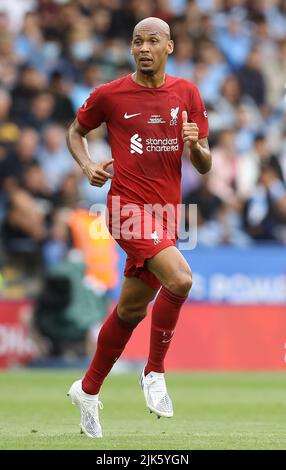 Leicester, UK. 30th July, 2022. Fabinho of Liverpool during the The FA Community Shield match at the King Power Stadium, Leicester. Picture credit should read: Paul Terry/Sportimage Credit: Sportimage/Alamy Live News Stock Photo