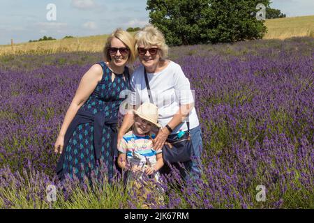 Three generations Stock Photo