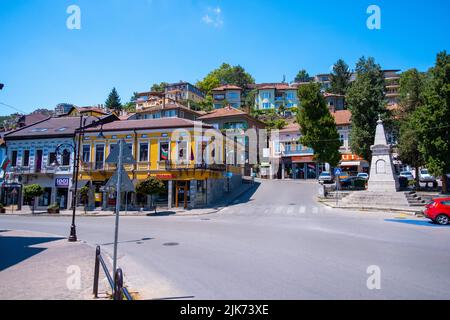 Veliko Tarnovo City in Bulgaria. Summer July 2022 Stock Photo