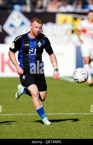 Mannheim, Germany. 31st July, 2022. Soccer: DFB Cup, SV Waldhof