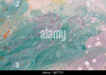 Abstract art. Flowers on the ground. Stock Photo
