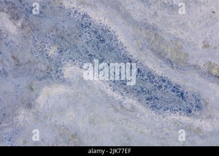Gentle Azul Extra calcite, stone texture in beautiful light blue . Stock Photo