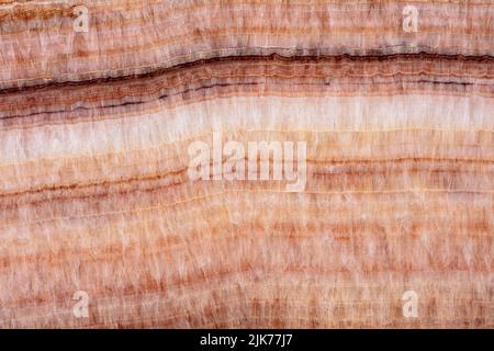 Excellent Rainbow Onyx, natural texture in brown tone for interior. Stock Photo