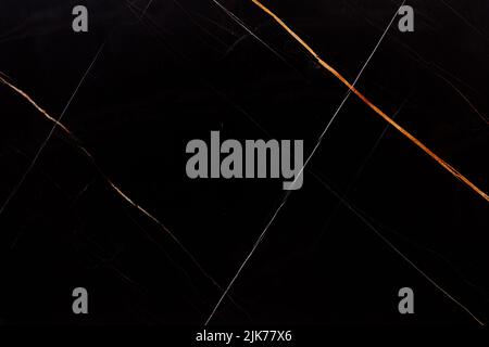 Sahara Noir Marble texture, part of office design. Slab photo. Stock Photo