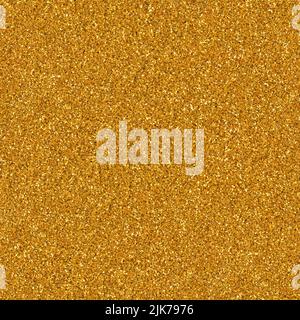 Elegant golden glitter, sparkle confetti texture. Christmas seamless pattern. Stock Photo