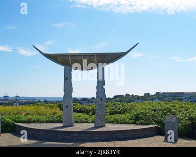 Memory Vessel by Peter Powning,Saint John,NB Stock Photo