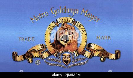 METRO GOLDWYN MAYER LOGO, METRO GOLDWYN MAYER LOGO, 1990 Stock Photo ...