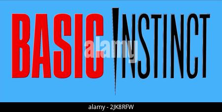 Film Title Logo Film: Basic Instinct (USA/FR 1992)   Director: Paul Verhoeven 20 March 1992   **WARNING** This Photograph is for editorial use only and is the copyright of CAROLCO PICTURES and/or the Photographer assigned by the Film or Production Company and can only be reproduced by publications in conjunction with the promotion of the above Film. A Mandatory Credit To CAROLCO PICTURES is required. The Photographer should also be credited when known. No commercial use can be granted without written authority from the Film Company. Stock Photo