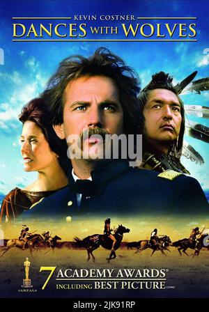 Mary Mcdonnell, Kevin Costner & Graham Greene Film: Dances With Wolves (USA 1990) Characters: Stands With A Fist, Lt. John J. Dunbar, Kicking Bird  Director: Kevin Costner 19 October 1990   **WARNING** This Photograph is for editorial use only and is the copyright of MAJESTIC and/or the Photographer assigned by the Film or Production Company and can only be reproduced by publications in conjunction with the promotion of the above Film. A Mandatory Credit To MAJESTIC is required. The Photographer should also be credited when known. No commercial use can be granted without written authority from Stock Photo