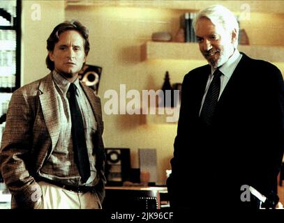 DISCLOSURE, Michael Douglas, Donald Sutherland, 1994. ©Warner Bros ...