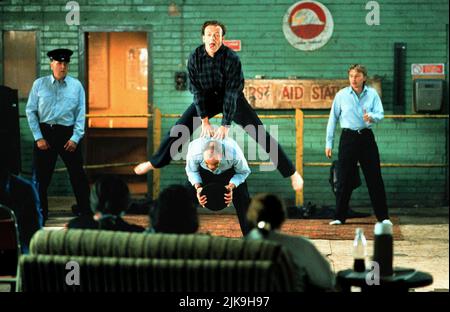 Tom Wilkinson, Hugo Speer, Paul Barber & Robert Carlyle Film: The Full Monty (UK/USA 1997) Characters: Gerald,Guy,Horse & Gaz  Director: Peter Cattaneo 13 August 1997   **WARNING** This Photograph is for editorial use only and is the copyright of 20TH CENTURY FOX and/or the Photographer assigned by the Film or Production Company and can only be reproduced by publications in conjunction with the promotion of the above Film. A Mandatory Credit To 20TH CENTURY FOX is required. The Photographer should also be credited when known. No commercial use can be granted without written authority from the Stock Photo