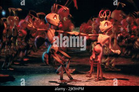 Z & Princess Bala Film: Antz (1998) Characters: Z & Princess Bala 