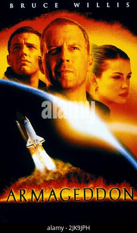 Ben Affleck, Bruce Willis, Liv Tyler Film: Armageddon (USA 1998) Characters: A.J. Frost,Harry S. Stamper,Grace Stamper  Director: Michael Bay 30 June 1998   **WARNING** This Photograph is for editorial use only and is the copyright of TOUCHSTONE and/or the Photographer assigned by the Film or Production Company and can only be reproduced by publications in conjunction with the promotion of the above Film. A Mandatory Credit To TOUCHSTONE is required. The Photographer should also be credited when known. No commercial use can be granted without written authority from the Film Company. Stock Photo