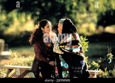 Salma Hayek & Angelina Calderon Torres Film: Fools Rush In (1997) Characters: Isabel Fuentes Whitman &  Director: Andy Tennant 14 February 1997   **WARNING** This Photograph is for editorial use only and is the copyright of COLUMBIA and/or the Photographer assigned by the Film or Production Company and can only be reproduced by publications in conjunction with the promotion of the above Film. A Mandatory Credit To COLUMBIA is required. The Photographer should also be credited when known. No commercial use can be granted without written authority from the Film Company. Stock Photo